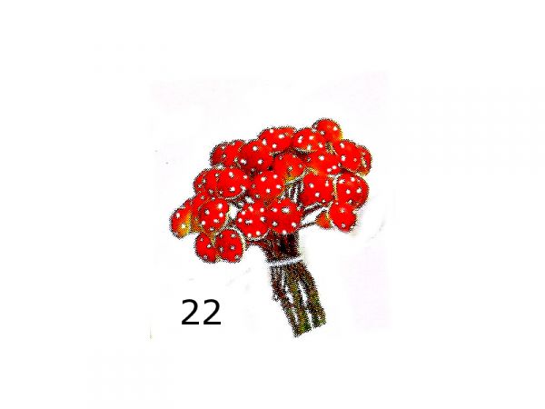 Cod. 22-Cogumelo-Maço com 30 frutinhas de 14 mm