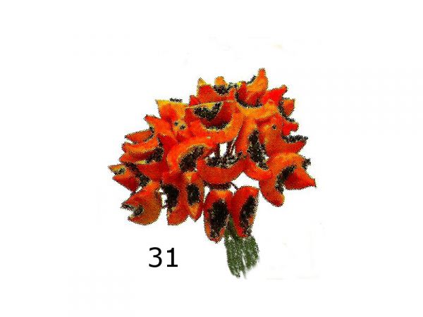 Cod. 31 Maço com 30 frutinhas 18 mm
