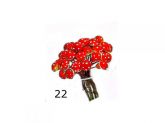 Cod. 22-Cogumelo-Maço com 30 frutinhas  de 14 mm