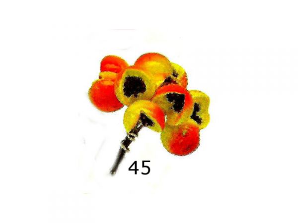Cod. 45 - Maço com 10 Frutas c0m arame